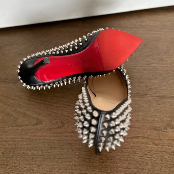 🔥CHRISTIAN LOUBOUTIN PIGALLE PLATO SPIKED 120 Pumps 39 SOLD OUT 🔥MAKE AN OFFER❣️ - Picture 6 of 16